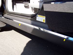 QAA - ST43440 Stainless Steel Door Sill Rocker Trim 4Pc 2003-2007 Saturn Vue QAA - Image 1