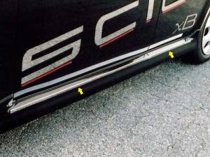 TH24180 Stainless Steel Rocker Panel Trim 4Pc 2004-2006 Scion xB QAA