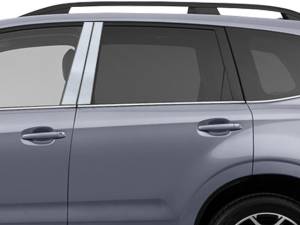 PP14440 Stainless Steel Pillar Trim 4Pc 2014-2018 Subaru Forester QAA