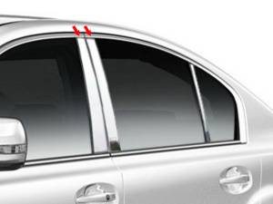 PP10445 Stainless Steel Pillar Trim 4Pc 2010-2014 Subaru Legacy QAA