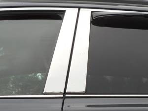 PP10480 Stainless Steel Pillar Trim 4Pc 2010-2014 Subaru Outback QAA