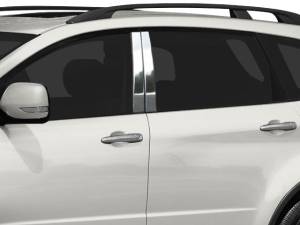 PP28450 Stainless Steel Pillar Trim 4Pc 2008-2014 Subaru Tribeca QAA