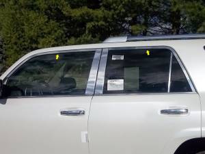 WP10178 Stainless Steel Window Accent Package 4Pc 2010-2024 Toyota 4Runner QAA