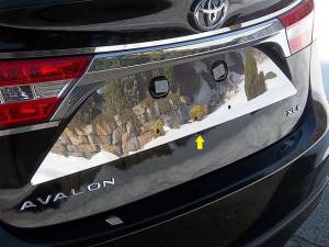 LP13165 Stainless Steel License Plate Bezel 1Pc 2013-2018 Toyota Avalon QAA