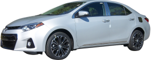 QAA - WP14113 Stainless Steel Window Accent Package 14Pc 2014-2019 Toyota Corolla QAA - Image 2