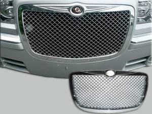 SGB45765 Chrome Plated ABS plastic Grille Accent 1Pc 2005-2010 Chrysler 300 QAA