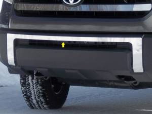 FB14145 Stainless Steel Front Bumper Accent 1Pc 2014-2020 Toyota Tundra QAA