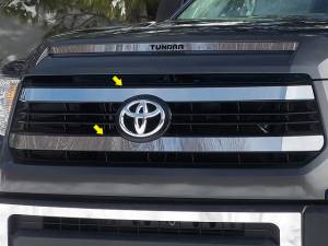 SG14145 Stainless Steel Grille Accent 2Pc 2014-2020 Toyota Tundra QAA