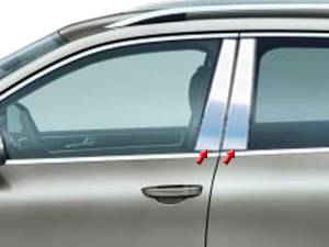 PP11640 Stainless Steel Pillar Trim 4Pc 2011-2017 Volkswagen Touareg QAA