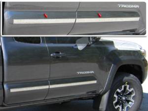 MI16173 Stainless Steel Molding Insert 4Pc 2016-2023 Toyota Tacoma QAA