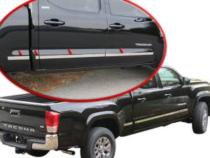 MI16175 Stainless Steel Molding Insert 8Pc 2016-2023 Toyota Tacoma QAA