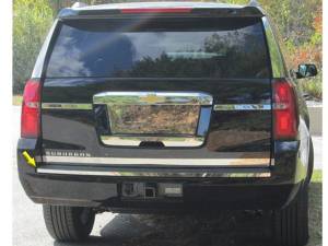 BI55195 Stainless Steel Rear Bumper Trim 1Pc 2015-2020 Chevrolet Suburban QAA