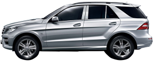 QAA - PP12065 Stainless Steel Pillar Trim 4Pc 2016-2019 Mercedes-Benz GLE, 2012-2015 Mercedes-Benz ML Class QAA - Image 2