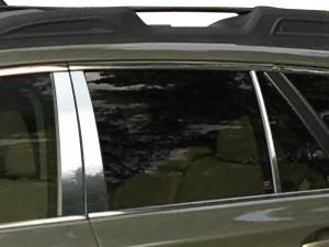 PP16481 Stainless Steel Pillar Trim 6Pc 2015-2019 Subaru Outback QAA