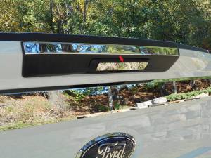 QAA - TGH57320 Stainless Steel Tailgate Handle Accent 1Pc 2017-2022 Ford F-250 Super Duty, 2017-2022 Ford F-350 Super Duty QAA - Image 1