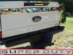 QAA - SGR57320 Stainless Steel Graphic/Logo/emblem 10Pc 2017-2019 Ford F-250 & F-350 Super Duty QAA - Image 1