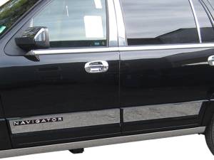 TH55659 Stainless Steel Rocker Panel Trim 4Pc 2015-2017 Lincoln Navigator QAA