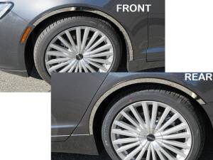 WQ57630 Stainless Steel Wheel Well Accent 4Pc 2017-2020 Lincoln MKZ QAA