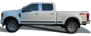 QAA - TH57324 Stainless Steel Rocker Panel Trim 12Pc 2017-2022 Ford F-250 Super Duty, 2017-2022 Ford F-350 Super Duty QAA - Image 2