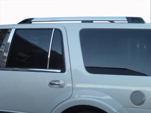 RR55384 Stainless Steel Roof Rack Accent 2Pc 2008-2017 Ford Expedition QAA