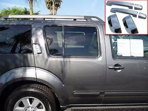 DH24528 Chrome Plated ABS plastic Door Handle Cover 6Pc 2004-2016 Nissan Armada QAA