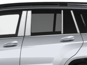 QAA - PP10005 Stainless Steel Pillar Trim 8Pc 2010-2016 Mercedes GLK Class QAA - Image 1