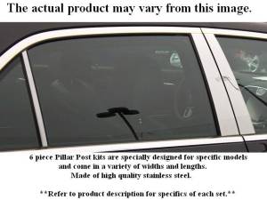 PP43443 Stainless Steel Pillar Trim 8Pc 2003-2007 Saturn Vue QAA