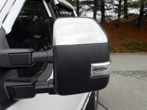 MC57320 Chrome Plated ABS plastic Mirror Cover 2Pc 2018-2022 Ford F-250 & F-350 Super Duty QAA