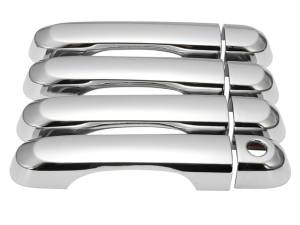 DH55070 Chrome Plated ABS plastic Door Handle Cover 8Pc 2015-2023 Jeep Renegade QAA