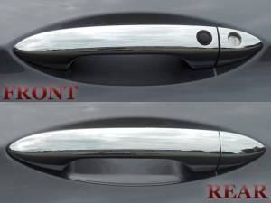 QAA - DH16261 Chrome Plated ABS plastic Door Handle Cover 8Pc 2017-2020 Honda Clarity, 2016-2022 Honda Pilot, 2017-2025 Honda Ridgeline QAA - Image 1