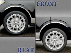 QAA - WQ58384 Stainless Steel Wheel Well Accent 6Pc 2018-2025 Ford Expedition QAA - Image 1