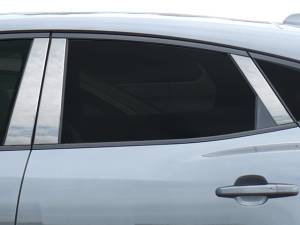 QAA - PP18091 Stainless Steel Pillar Trim 6Pc 2018-2024 Jaguar E-Pace QAA - Image 1