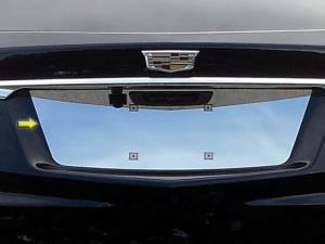 LP57260 Stainless Steel License Plate Bezel 1Pc 2017-2024 Cadillac XT5 QAA