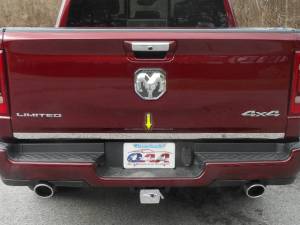 QAA - RT59935 Stainless Steel Tailgate Accent 1Pc 2019-2024 Ram 1500, 2019-2024 Ram 2500, 2019-2024 Ram 3500 QAA - Image 1