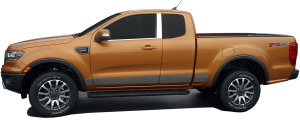 QAA - RT59345 Stainless Steel Tailgate Accent 1Pc 2019-2023 Ford Ranger QAA - Image 5