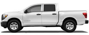 QAA - MC17520 Chrome Plated ABS plastic Mirror Cover 2Pc 2016-2024 Nissan Titan QAA - Image 3