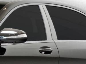 QAA - PP14085 Stainless Steel Pillar Trim 4Pc 2014-2020 Mercedes-Benz S Class QAA - Image 1