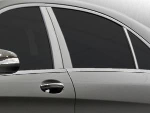 QAA - PP14086 Stainless Steel Pillar Trim 6Pc 2014-2020 Mercedes-Benz S Class QAA - Image 1