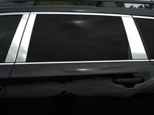 QAA - PP19456 Stainless Steel Pillar Trim 6Pc 2019-2025 Subaru Ascent QAA - Image 1