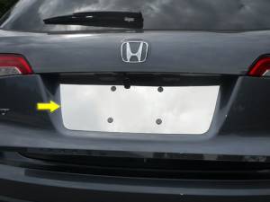 LP16260 Stainless Steel License Plate Bezel 1Pc 2016-2022 Honda Pilot QAA