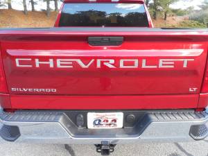 SGR59170 Stainless Steel Graphic/Logo/emblem 7Pc 2019-2025 Chevrolet Silverado, 2020-2025 Chevrolet Silverado HD QAA