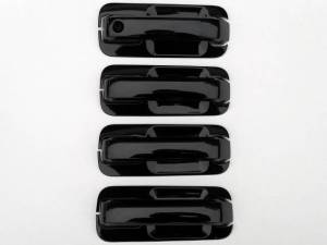 DH55310B Gloss Black Plated ABS plastic Door Handle Cover 12Pc 2017-2022 Ford F-250 & F-350 Super Duty QAA