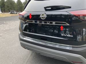 QAA - LB71535 Stainless Steel License Plate Bar Accent 1Pc 2021-2025 Nissan Rogue QAA - Image 1