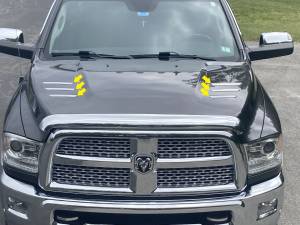 QAA - HT50937 Stainless Steel Hood Trim 6Pc 2010-18 Ram Trucks Ram HD QAA - Image 1