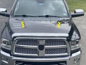 QAA - HT50937 Stainless Steel Hood Trim 6Pc 2010-18 Ram Trucks Ram HD QAA - Image 2