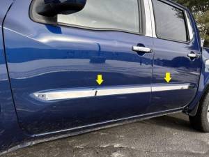 QAA - AT72510 Stainless Steel Side Accent Trim 4Pc 2022-2024 Nissan Frontier QAA - Image 1