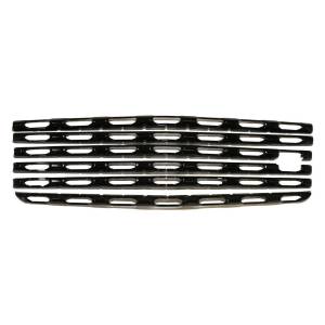 SGC59172B Gloss Black Plated ABS plastic Grille Overlay 6Pc 2019-2021 Chevrolet Silverado QAA