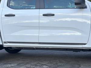 AT64345 Stainless Steel Side Accent Trim 6Pc 2024-2025 Ford Ranger QAA