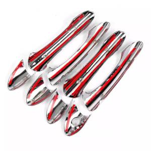 QAA - DH11361 Chrome Plated ABS plastic Door Handle Cover 8Pc 2011-2014 Hyundai Sonata QAA - Image 2