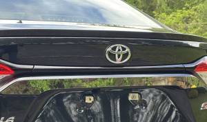 LP70112 Stainless Steel License Plate Bezel 1Pc 4-door, Sedan 2020-2025 Toyota Corolla QAA